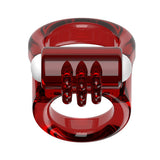 OLO Couple Lover Sex Toys for Men Male Penis Ring Sexy Dual Ring  Time Delay Rings Enlargement Soft Silicone Tentacle Vibration