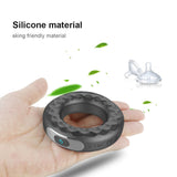 OLO Delay Ejaculation 10 Frequency Vibrating Penis Ring Sex Toys for Men USB Rechargeable Erection Lock Ring Silicone Cock Ring