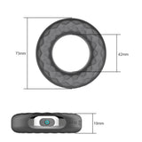OLO Delay Ejaculation 10 Frequency Vibrating Penis Ring Sex Toys for Men USB Rechargeable Erection Lock Ring Silicone Cock Ring
