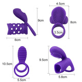 Silicone for Male Couples Clitoral Stimulators Vibrator Vibrating Penis Ring Male Masturbation Cock Rings