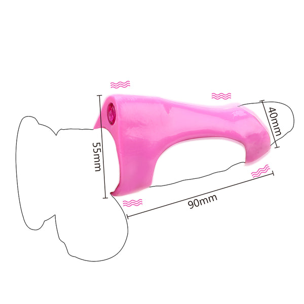 OLO G Spot Stimulation Delay Ejaculation Vibrating Penis Ring Penis Trainer Sex Toys for Men Male Masturbation Adults Products