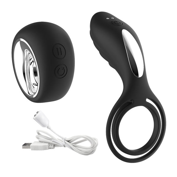 Vibrating Cock Rings for Couple Men Male Delay Ejaculation Penis Ring Clitoris Stimulation Vibrator