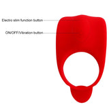 Cock Vibrating Rings for Man Delay Ejaculation Penis Ring Vibrator Penis Erections Electric Shock Ring