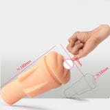 OLO Sex Toys for Men Sex Products Automatic Voice Male Masturbator Cup Sucking Vibration Soft Pussy Sex Machine Real Vagina