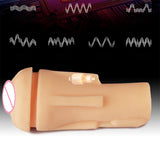 OLO Sex Toys for Men Sex Products Automatic Voice Male Masturbator Cup Sucking Vibration Soft Pussy Sex Machine Real Vagina