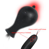 OLO 10 Frequency Anus Dildo Sex Toys For Woman Men Gay Vibration Expand Inflatable Anal Plug Anal Expander Super Big Butt Plug