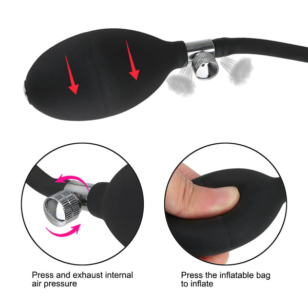 OLO 10 Frequency Anus Dildo Sex Toys For Woman Men Gay Vibration Expand Inflatable Anal Plug Anal Expander Super Big Butt Plug