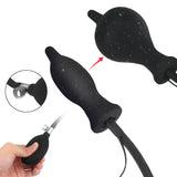 OLO 10 Frequency Anus Dildo Sex Toys For Woman Men Gay Vibration Expand Inflatable Anal Plug Anal Expander Super Big Butt Plug