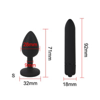 Prostate Massager for Women Men Bullet Vibrator Butt Plug Anal Plug