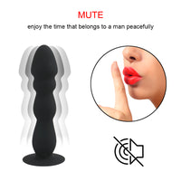 Bead Dildo Vibrator Remote Control for Men Silicone Suction Cup Butt Plug Anal Plug Male prostate Massager Vibrator