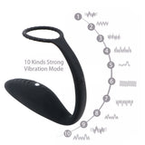 Wearable for Male Wireless Remote Control Penis Ring Anal Plug Vibrator Prostate Massager Vibrator Electric Shock