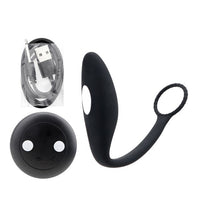 Wearable for Male Wireless Remote Control Penis Ring Anal Plug Vibrator Prostate Massager Vibrator Electric Shock