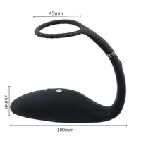 Wearable for Male Wireless Remote Control Penis Ring Anal Plug Vibrator Prostate Massager Vibrator Electric Shock