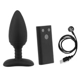 10 Frequency Prostate Massager Vibrator Electric Shock Anal Plug Vibrator for Men Women Wireless Remote Control