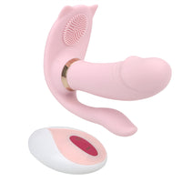 Strap On Vibrator Vibrating Panties Dual Head G Spot Anal Plug for Women 9 Mode Clitoris Stimulator Wearable