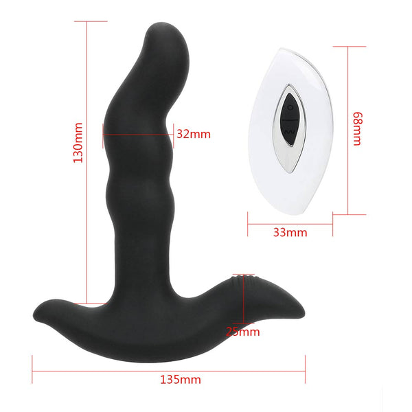 10 Speed Anal Rotation Vibrator Butt Plug for Women Wireless Remote Control Prostate Massager