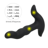 10 Speed Anal Rotation Vibrator Butt Plug for Women Wireless Remote Control Prostate Massager