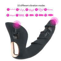 Prostate Massager Anal Dildo Vibrators for Men 10 Frequency Wireless Remote Control Anal Plug