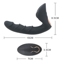 Prostate Massager Anal Dildo Vibrators for Men 10 Frequency Wireless Remote Control Anal Plug