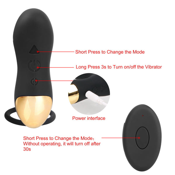 10 Modes Anal Plug Silicone G-spot for Couples Butt Vibrator Prostate Massager Men Masturbator