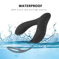 Male Prostate Massage Vibrator Waterproof for Men Delay Ejaculation Anal Plug Prostate Stimulator Butt Plug