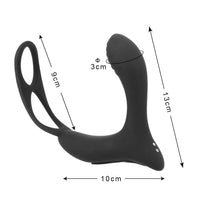 Male Prostate Massage Vibrator Waterproof for Men Delay Ejaculation Anal Plug Prostate Stimulator Butt Plug