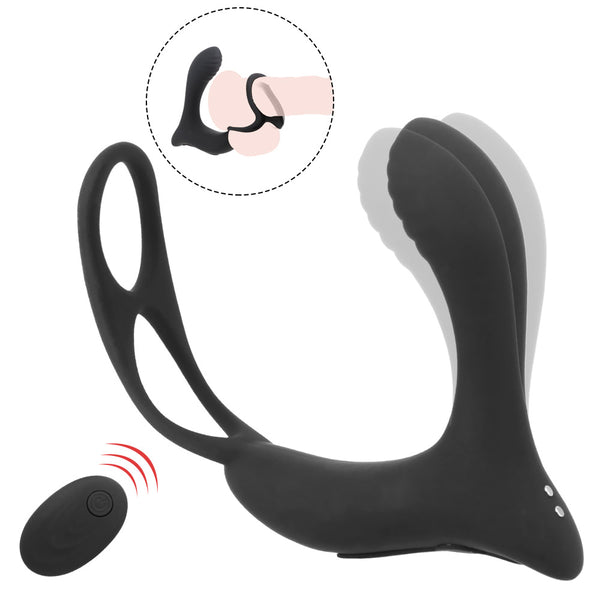 Male Prostate Massage Vibrator Waterproof for Men Delay Ejaculation Anal Plug Prostate Stimulator Butt Plug