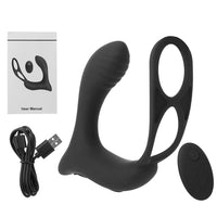 Male Prostate Massage Vibrator Waterproof for Men Delay Ejaculation Anal Plug Prostate Stimulator Butt Plug