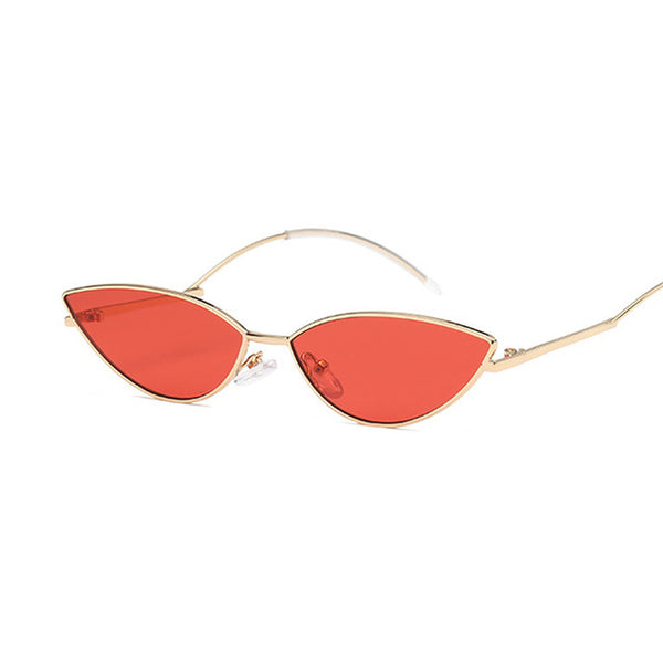 Ladies Cat Eye Sunglasses Women Small Mirror Sun Glasses for Female