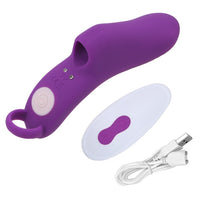 9 Frequency Finger Vibrator G Spot Massage Masturbator for Women Clitoris Stimulator Wireless Remote Control