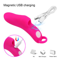 9 Frequency Finger Vibrator G Spot Massage Masturbator for Women Clitoris Stimulator Wireless Remote Control