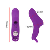 9 Frequency Finger Vibrator G Spot Massage Masturbator for Women Clitoris Stimulator Wireless Remote Control