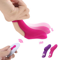 9 Frequency Finger Vibrator G Spot Massage Masturbator for Women Clitoris Stimulator Wireless Remote Control