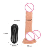 Vibrator Realistic Penis for Women Sturdy Suction Cup Rotate Vibrating Dildo 12 Speed Super Thick Huge Dildo