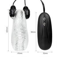 Glans Penis Massage Time Delay Trainer Penis Vibrator Cock Ring 12 Speed Male Masturbator for Men