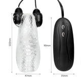Glans Penis Massage Time Delay Trainer Penis Vibrator Cock Ring 12 Speed Male Masturbator for Men