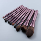 10/12pcs Professional Face Powder Lip Liner Eye Eyeliner Brushes Set Foundation Eyebrow Eyeshadow Make Up Brushes Set