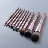 10/12pcs Professional Face Powder Lip Liner Eye Eyeliner Brushes Set Foundation Eyebrow Eyeshadow Make Up Brushes Set