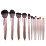 10/12pcs Professional Face Powder Lip Liner Eye Eyeliner Brushes Set Foundation Eyebrow Eyeshadow Make Up Brushes Set