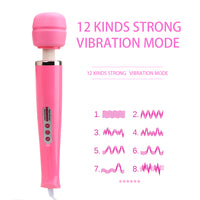 Big Size Vibrator Magic Wand AV Stick Breast Massager for Women Dildo 12 Speed Clit Stimulator