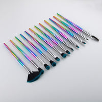 12pcs Makeup Brushes Set Professional Eye Shadow Eyeliner Eyelash Eyebrow Mascara Make Up Brush Set Tools Kit