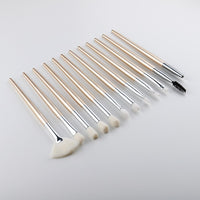 12pcs Makeup Brushes Set Professional Eye Shadow Eyeliner Eyelash Eyebrow Mascara Make Up Brush Set Tools Kit