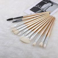 12pcs Makeup Brushes Set Professional Eye Shadow Eyeliner Eyelash Eyebrow Mascara Make Up Brush Set Tools Kit