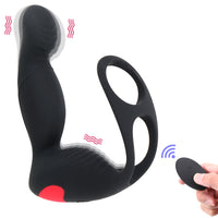 9 Mode Prostate Stimulator Butt Plug Massager Anal Vibrator Delay Ejaculation for men