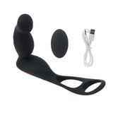 9 Mode Prostate Stimulator Butt Plug Massager Anal Vibrator Delay Ejaculation for men