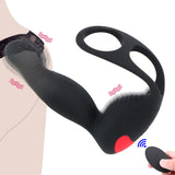 9 Mode Prostate Stimulator Butt Plug Massager Anal Vibrator Delay Ejaculation for men