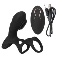 Vibrator Cock Rings Vibrating Penile Ring Wireless Remote Control 10 Speed Delay Ejaculation for Men Couples