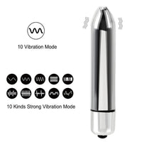 Stainless Steel Anal Plug Bullet Vibrators Masturbation for Men Butt Plug Vibrators Prostate Massager