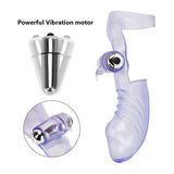 Finger Sleeve Vibrator G Spot Massage Clitoris Stimulator Vagina Massage Flirting for Women