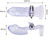 Finger Sleeve Vibrator G Spot Massage Clitoris Stimulator Vagina Massage Flirting for Women